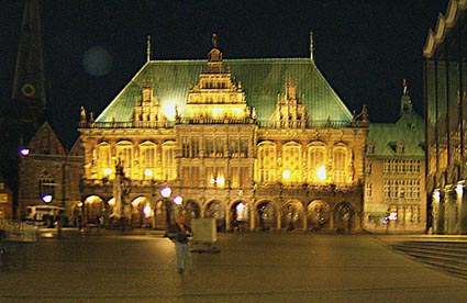 Rathausmarkt in Bremen