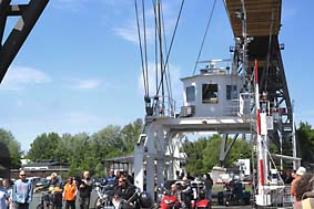 Rendsburg  Schwebef�hre �ber den Nord - Ostsee - Kanal